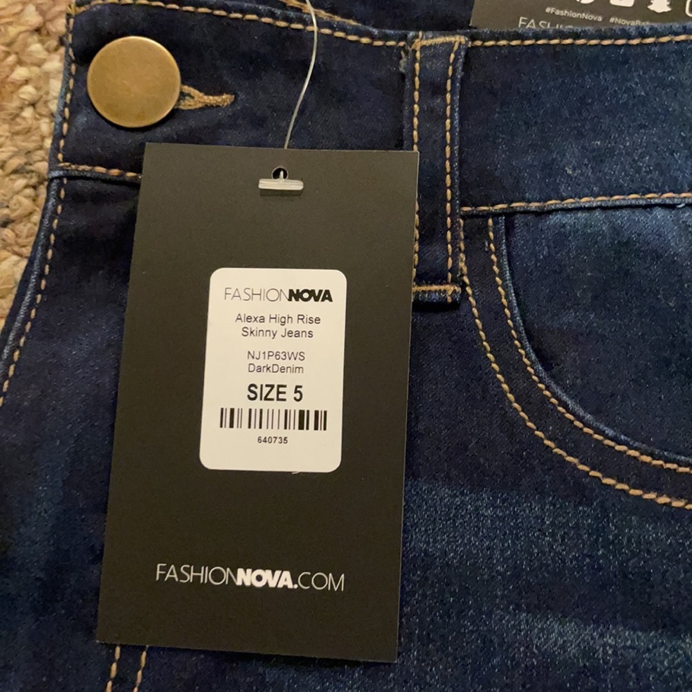 Women’s New Fashion Nova Alexa High Rise Skinny Je - Picture 8 of 11